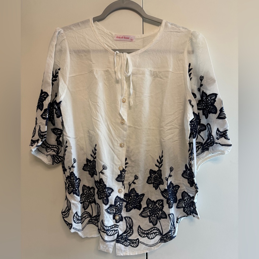 Ana & Rose floral blouse